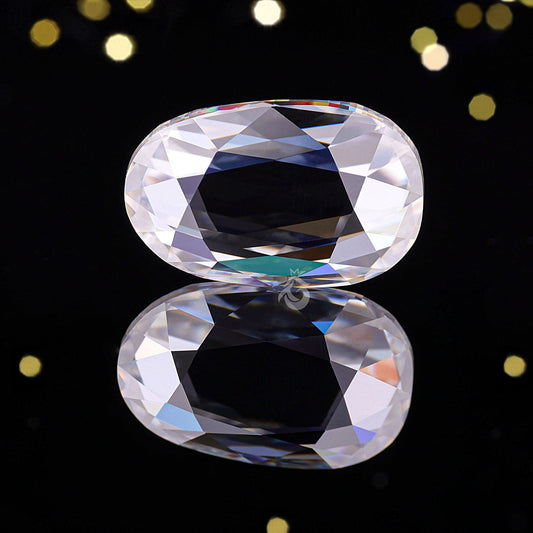 3.5CT Antique Portrait Pear Cut Colorless Moissanite Loose Gemstone for Vintage Jewelry