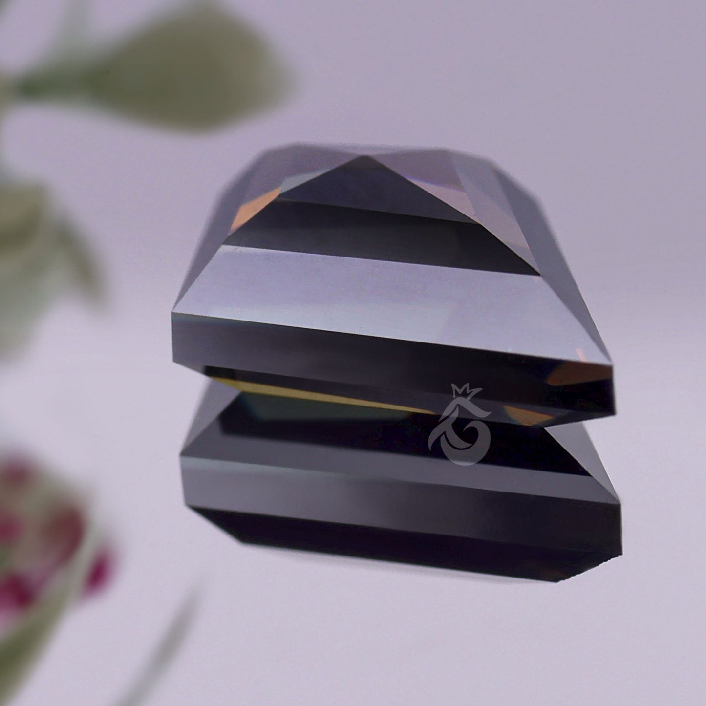1.24CT Kite Cut Black Coffee Moissanite Loose Gemstone for Jewelry