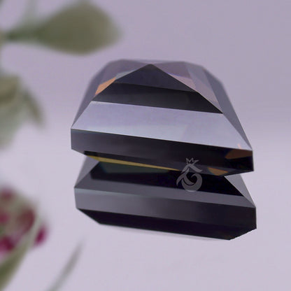 1.24CT Kite Cut Black Coffee Moissanite Loose Gemstone for Jewelry