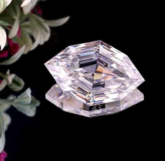 3CT Antique Marquise Cut Colorless Moissanite – Loose Stone for Vintage Engagement Ring