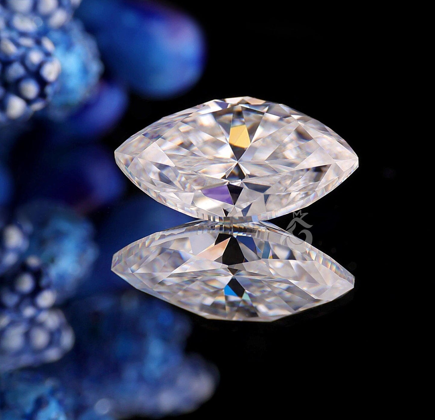 11x7mm Marquise White Moissanite Loose Gemstone for Jewelry