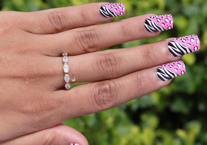 Oval Moissanite East-West Eternity Band, Bezel Set, Solid Gold