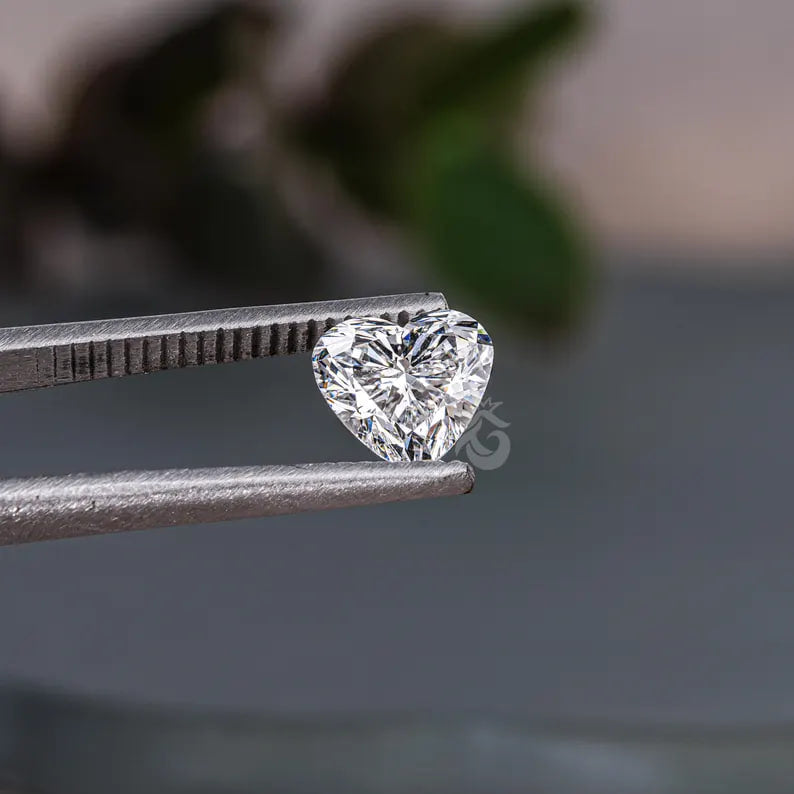 1CT Heart Cut D-VS1 IGI Lab Grown Diamond, Loose Stone for Jewelry