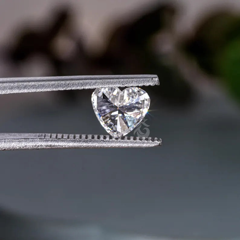 1CT Heart Cut D-VS1 IGI Lab Grown Diamond, Loose Stone for Jewelry