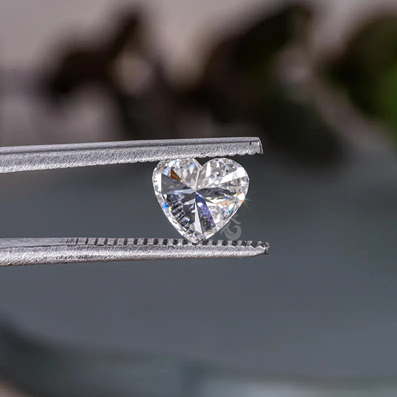 1CT Heart Cut D-VS1 IGI Lab Grown Diamond, Loose Stone for Jewelry