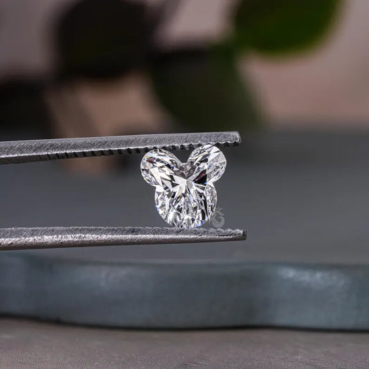 IGI Certified Mickey Mouse Cut Lab Grown Diamond, Fancy Loose Stone for Jewelry