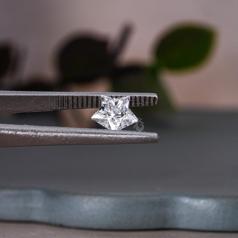 0.5–3.0CT Star Cut Lab Grown Diamond, Loose Fancy Stone for Studs & Pendants