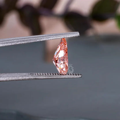 2.00 CT Pear Cut Vivid Pink Lab Grown Diamond, Loose Fancy Stone for Jewelry