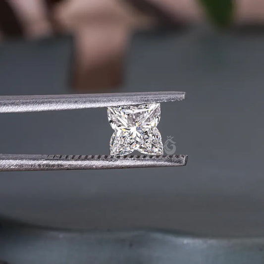1.20CT Flower Shaped Lab Grown Diamond, Fancy Antique Cut for Rings & Pendants