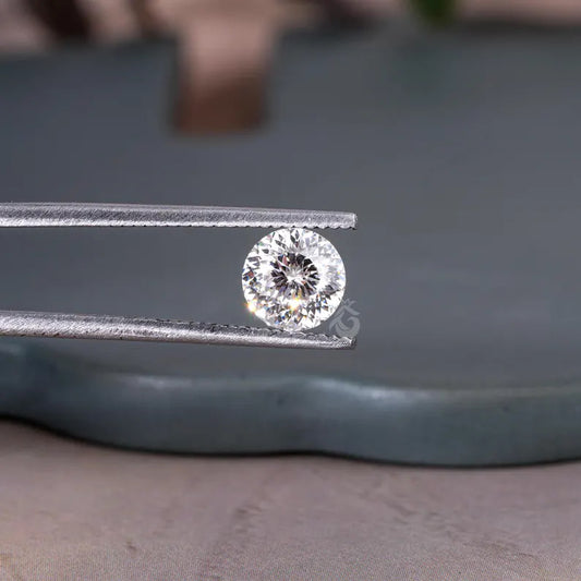 1.00 CT Portuguese Cut Lab Grown Diamond, Flower Cut Loose Stone for Rings