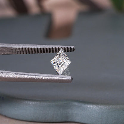 2.10CT Lozenge Cut Lab Grown Diamond, IGI Certified Antique Cut for Jewelry