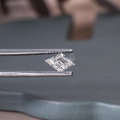 2.10CT Lozenge Cut Lab Grown Diamond, IGI Certified Antique Cut for Jewelry