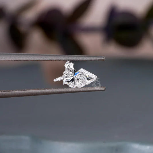 1.00 CT Unicorn Shape Lab Grown Diamond, IGI Certified Fancy Cut for Jewelry