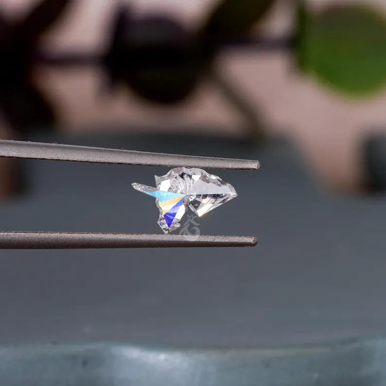 1.00 CT Unicorn Shape Lab Grown Diamond, IGI Certified Fancy Cut for Jewelry
