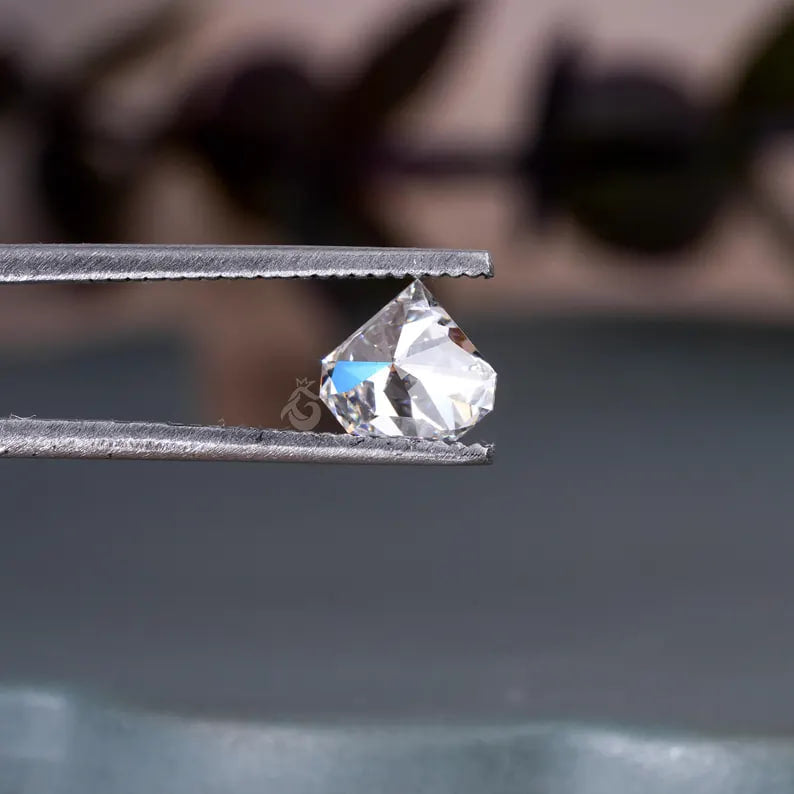 2.00 CT Shield Cut Lab Grown Diamond, E/VVS Loose Stone for Rings & Earrings