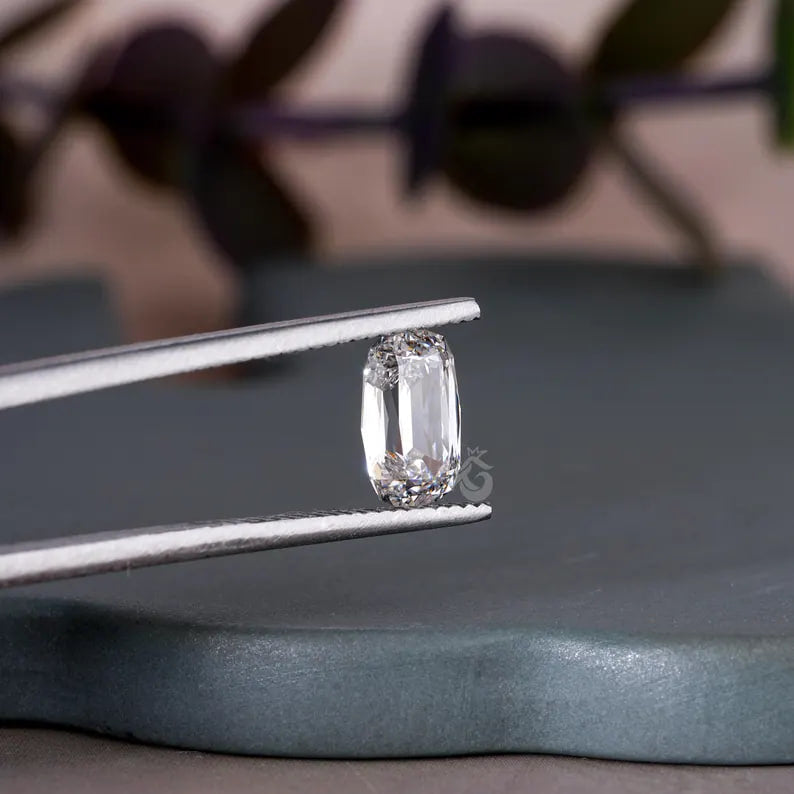2.75CT Criss-Cut Lab Grown Diamond, E/VVS1 IGI Certified Loose Stone for Jewelry