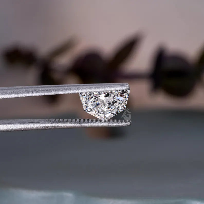 1.50CT Cadillac Cut Lab Grown Diamond, IGI Certified Fancy Side Stone for Jewelry