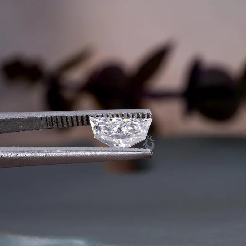 1.50CT Cadillac Cut Lab Grown Diamond, IGI Certified Fancy Side Stone for Jewelry