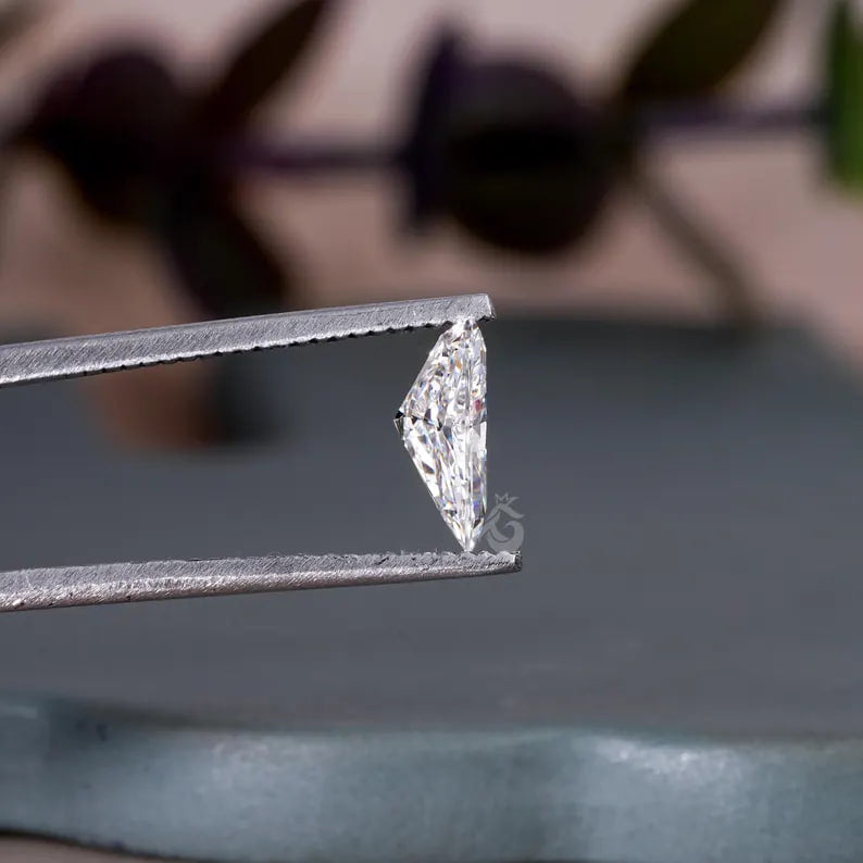 1.50CT Cadillac Cut Lab Grown Diamond, IGI Certified Fancy Side Stone for Jewelry