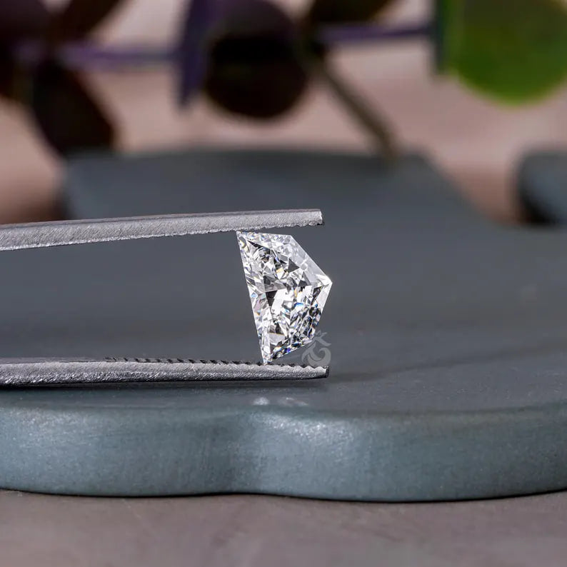 1.50CT Cadillac Cut Lab Grown Diamond, IGI Certified Fancy Side Stone for Jewelry