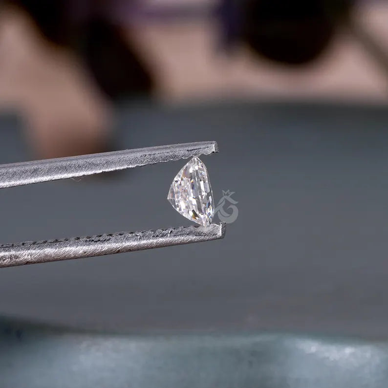 1.5CT Hexagon Step Cut Lab Grown Diamond, Antique Style Stone for Custom Jewelry