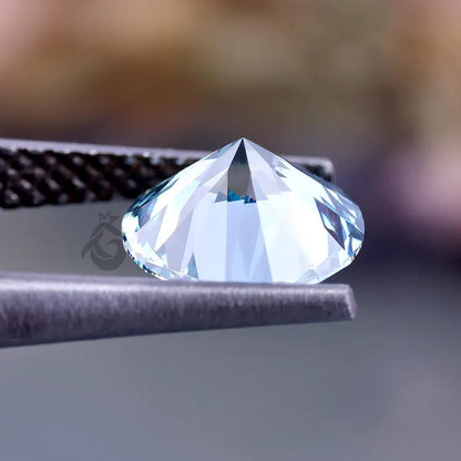 1.01 CT Round Cut Fancy Blue Lab Grown Diamond, Loose Diamond for Ring or Pendant
