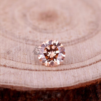 1.51 CT Round Fancy Intense Pink Lab Grown Diamond, IGI Certified VS1, Loose Diamond for Jewelry