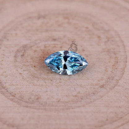 1.51 CT Marquise Fancy Vivid Blue Lab Grown Diamond, IGI Certified VS1, Loose Diamond for Jewelry