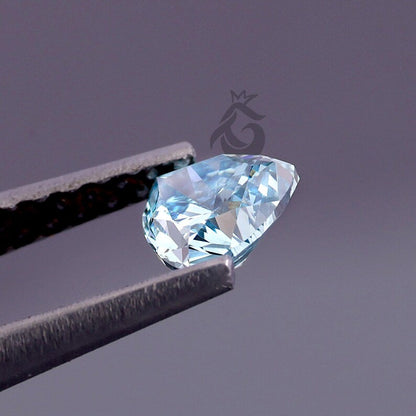 1.50 CT Trillion Cut Fancy Blue Lab Grown Diamond, Loose Diamond for Custom Jewelry