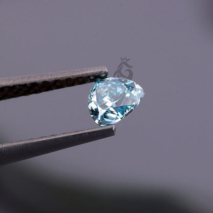 1.50 CT Trillion Cut Fancy Blue Lab Grown Diamond, Loose Diamond for Custom Jewelry