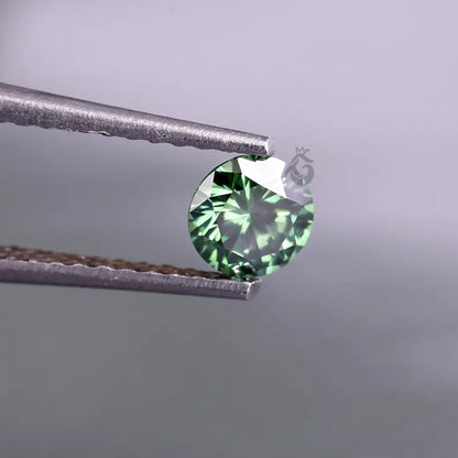 0.50 CT Fancy Green Round Lab Grown Diamond, IGI Certified Loose Diamond for Ring or Pendant