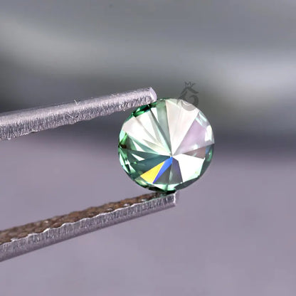 0.50 CT Fancy Green Round Lab Grown Diamond, IGI Certified Loose Diamond for Ring or Pendant