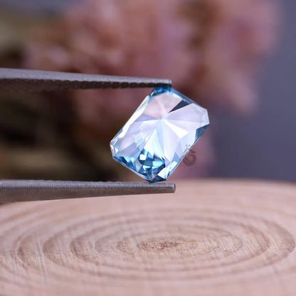 2.00 CT Radiant Cut Fancy Vivid Blue Lab Grown Diamond, Loose Diamond for Engagement Ring