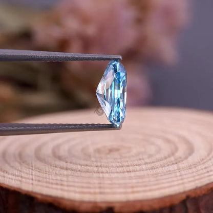2.00 CT Radiant Cut Fancy Vivid Blue Lab Grown Diamond, Loose Diamond for Engagement Ring