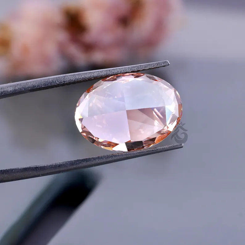 10.06 CT Oval Fancy Vivid Pink Lab Grown Diamond, Loose Diamond for Engagement Ring or Pendant