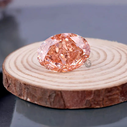 10.06 CT Oval Fancy Vivid Pink Lab Grown Diamond, Loose Diamond for Engagement Ring or Pendant