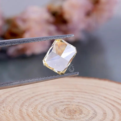 5.00 CT Radiant Cut Yellow Lab Diamond, Fancy Loose Diamond for Engagement Ring, Gift for Her
