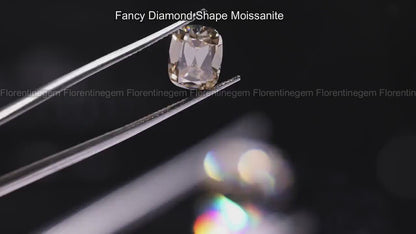 1.84CT Elongated Cushion Cut Light Yellow Moissanite Loose Gemstone for Jewelry