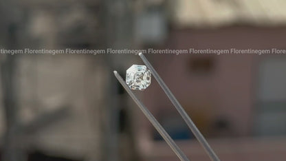 Asscher Cut Lab Grown Diamond, IGI Certified Loose Stone for Custom Rings