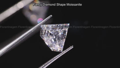 3CT Antique Diamond Cut Colorless Moissanite Loose Gemstone for Jewelry
