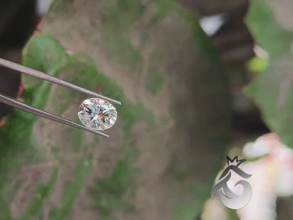 2.30CT Oval Cut Colorless Moissanite Loose Gemstone for Jewelry