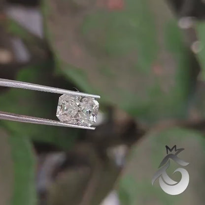 3CT Radiant Cut Colorless Moissanite – Loose Stone for Engagement & Wedding Rings